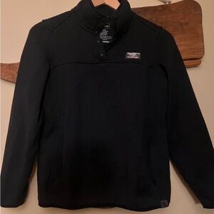 L.L.Bean Black Fleece Pullover